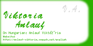 viktoria anlauf business card